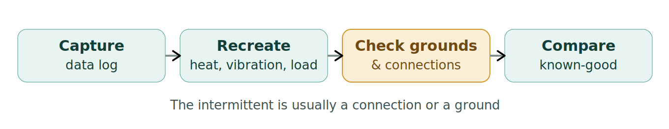 Figure 1: Working an intermittent