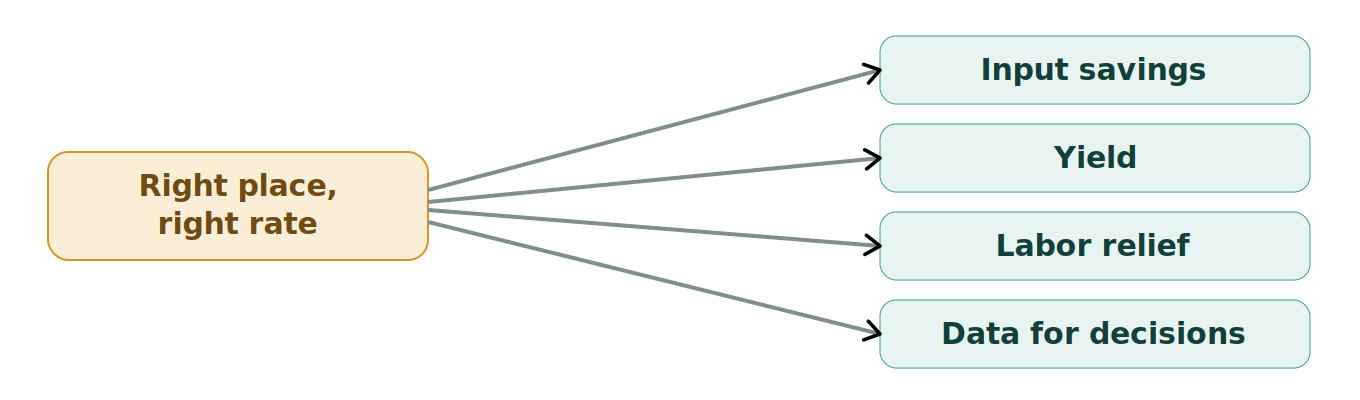 Figure 1: What precision ag delivers