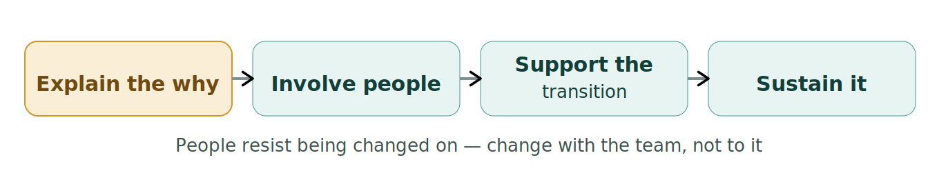 Figure 1: Leading change